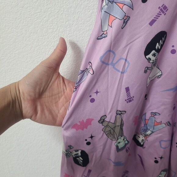 Her Universe Universal Monsters Chibi Empire Dress Plus Size 2X Purple - Picture 4 of 6